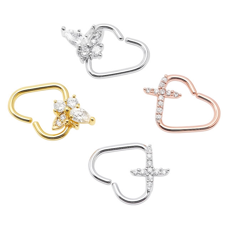 316Lサージカルステンレス 16G CZ | ピアス専門店HOMESLICEPRODUCTIONS | 詳細画像9 