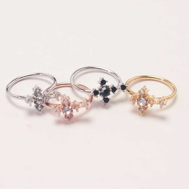ボディピアス CZクロス ベンダブルフープリング | ピアス専門店HOMESLICEPRODUCTIONS | 詳細画像9 