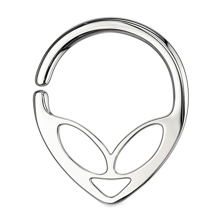 シルバー | ボディピアス エイリアン ベンダブルフープリング | ピアス専門店HOMESLICEPRODUCTIONS