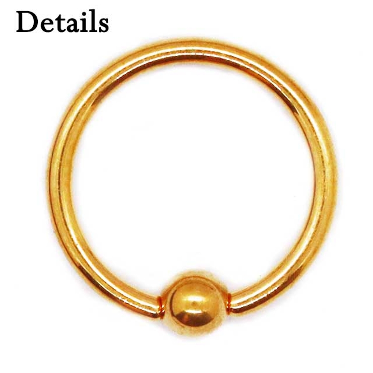 ボディピアス インプラントグレードチタン キャプティブビーズリング | ピアス専門店HOMESLICEPRODUCTIONS | 詳細画像5 