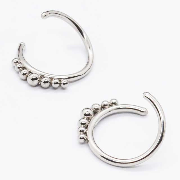 ボディピアス アウターボール ベンダブルフーププリング | ピアス専門店HOMESLICEPRODUCTIONS | 詳細画像6 