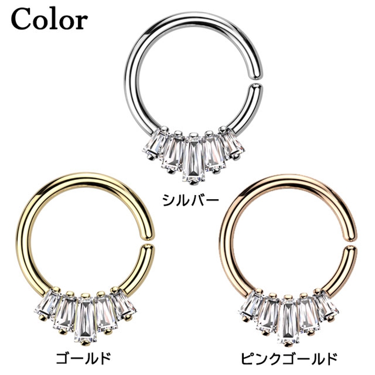 フープピアス 小さめ ボディピアス | ピアス専門店HOMESLICEPRODUCTIONS | 詳細画像2 