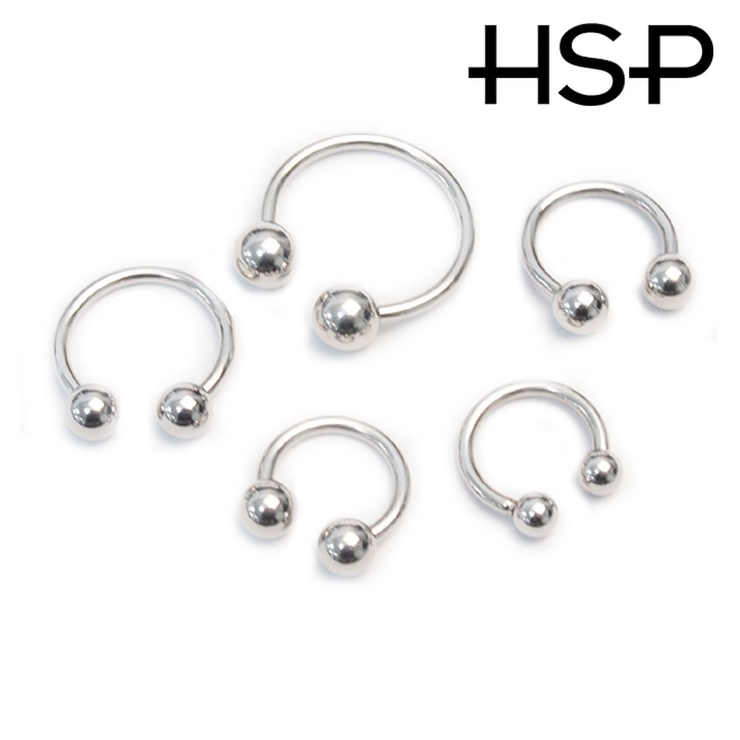 サーキュラーバーベル 14Ｇ 6個セット【ボディピアス | ピアス専門店HOMESLICEPRODUCTIONS | 詳細画像2 