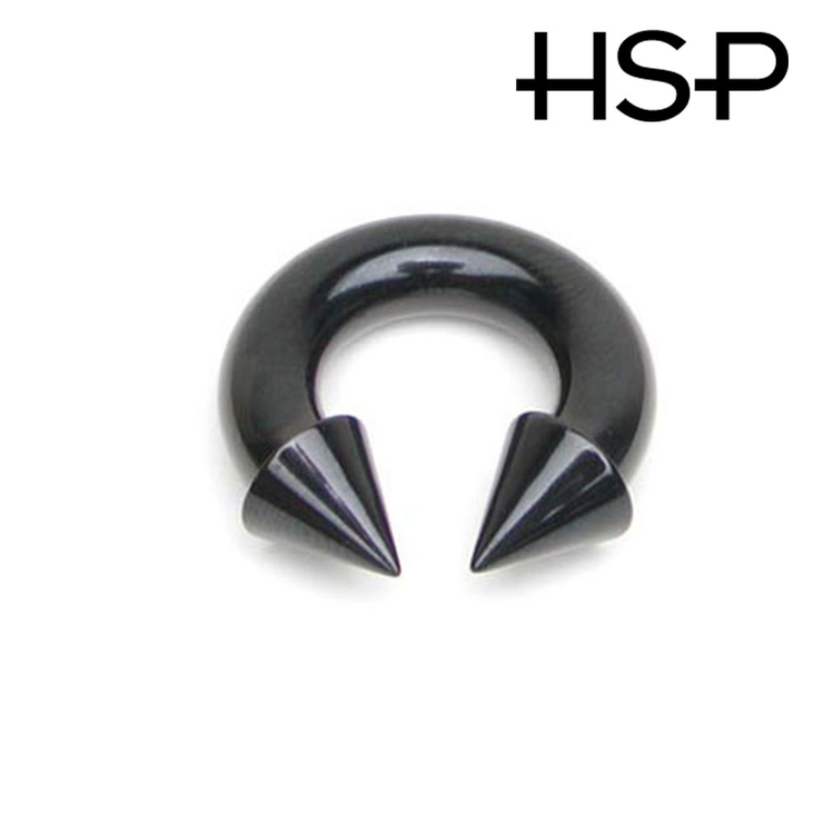 ブラック サーキュラーバーベル 2Ｇ | ピアス専門店HOMESLICEPRODUCTIONS | 詳細画像2 