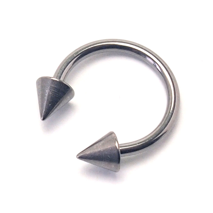 G23チタン サーキュラーバーベル コーン | ピアス専門店HOMESLICEPRODUCTIONS | 詳細画像1 