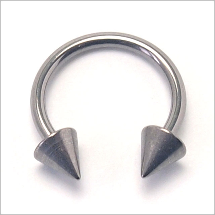 G23チタン サーキュラーバーベル コーン | ピアス専門店HOMESLICEPRODUCTIONS | 詳細画像3 