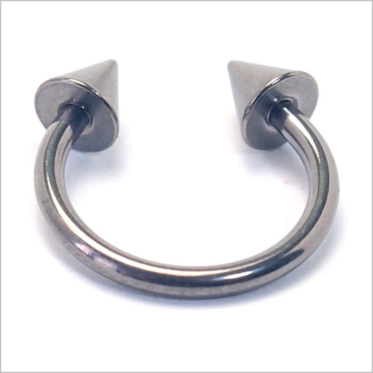 G23チタン サーキュラーバーベル コーン | ピアス専門店HOMESLICEPRODUCTIONS | 詳細画像4 