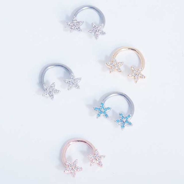 ボディピアス CZ フラワートップ | ピアス専門店HOMESLICEPRODUCTIONS | 詳細画像7 