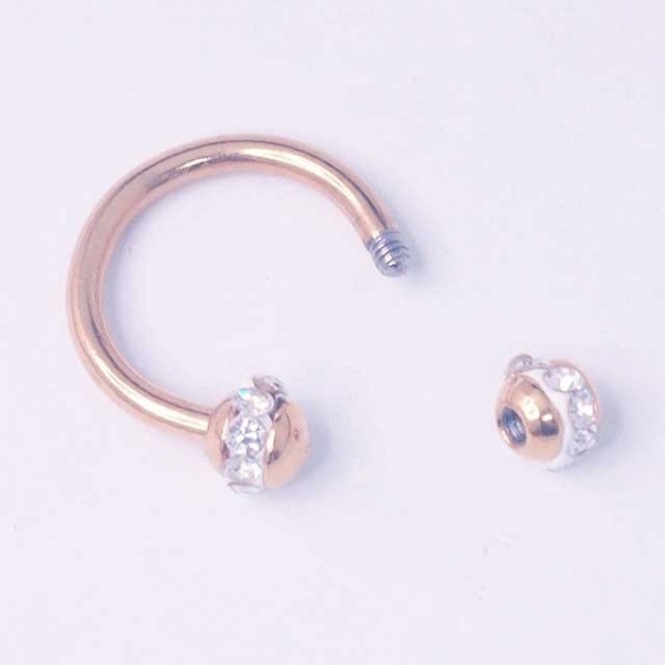 ボディピアス クリスタルパヴェ アラウンドボール | ピアス専門店HOMESLICEPRODUCTIONS | 詳細画像4 