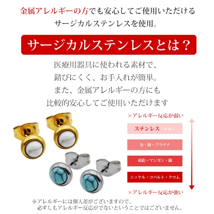 ピアス サージカルステンレス 金属アレルギー対応 | ピアス専門店HOMESLICEPRODUCTIONS | 詳細画像2 