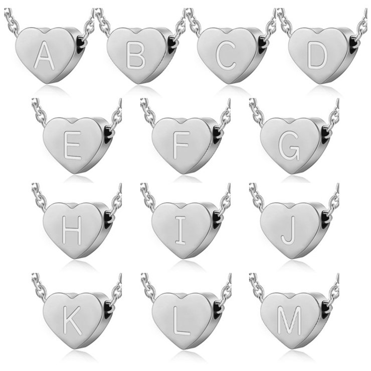 ネックレス サージカルステンレス イニシャル | ピアス専門店HOMESLICEPRODUCTIONS | 詳細画像7 