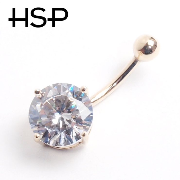 14K 10mmジュエル バナナバーベル【ボディピアス | ピアス専門店HOMESLICEPRODUCTIONS | 詳細画像2 