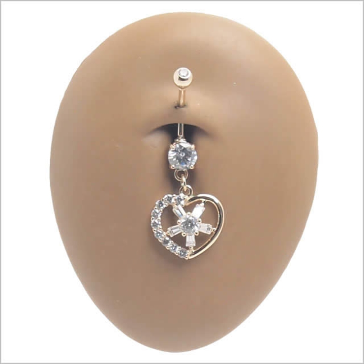 14K 14G ハートフレーム | ピアス専門店HOMESLICEPRODUCTIONS | 詳細画像4 