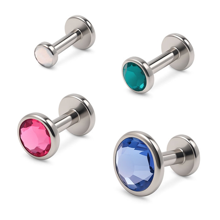 ボディピアス 14G クリスタルジュエル | ピアス専門店HOMESLICEPRODUCTIONS | 詳細画像7 