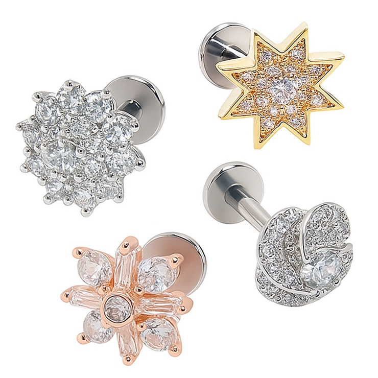 ボディピアス 14G CZ | ピアス専門店HOMESLICEPRODUCTIONS | 詳細画像1 