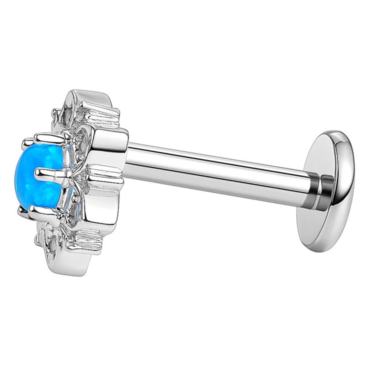 ボディピアス CZフラワーオパール インターナル | ピアス専門店HOMESLICEPRODUCTIONS | 詳細画像6 