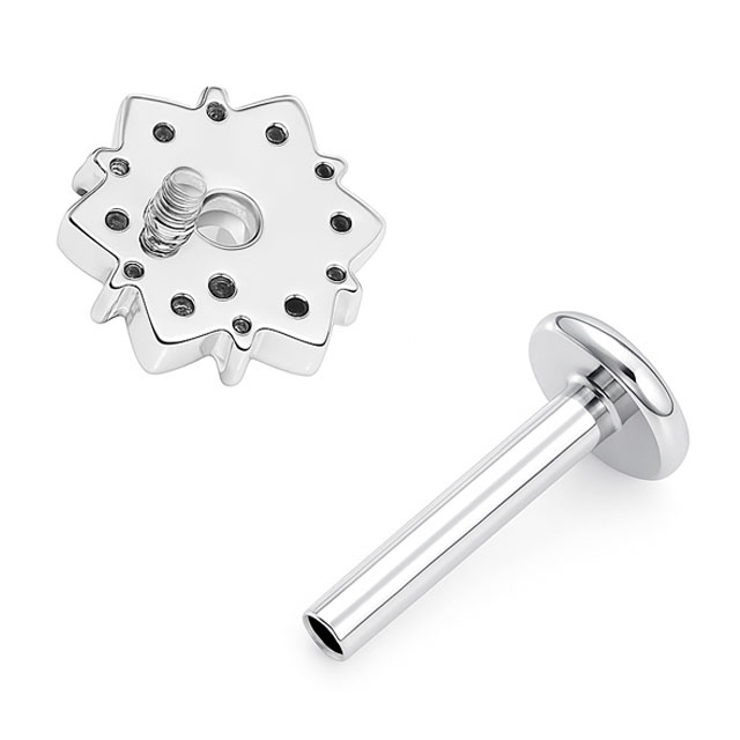 ボディピアス CZフラワーオパール インターナル | ピアス専門店HOMESLICEPRODUCTIONS | 詳細画像8 