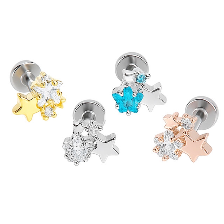 ボディピアス CZ クラスタースター | ピアス専門店HOMESLICEPRODUCTIONS | 詳細画像12 