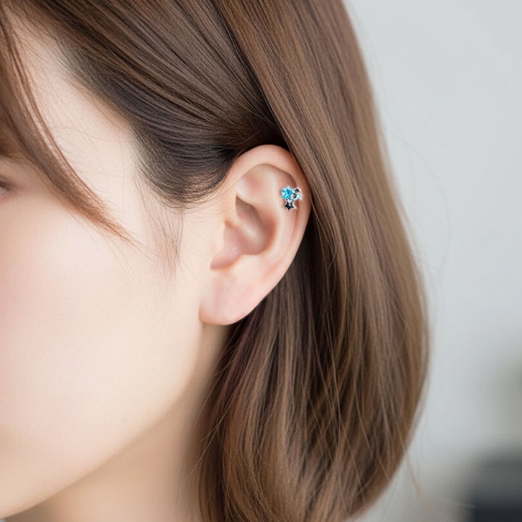 ボディピアス CZ クラスタースター | ピアス専門店HOMESLICEPRODUCTIONS | 詳細画像14 