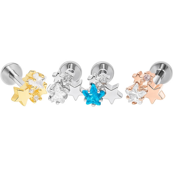 ボディピアス CZ クラスタースター | ピアス専門店HOMESLICEPRODUCTIONS | 詳細画像10 