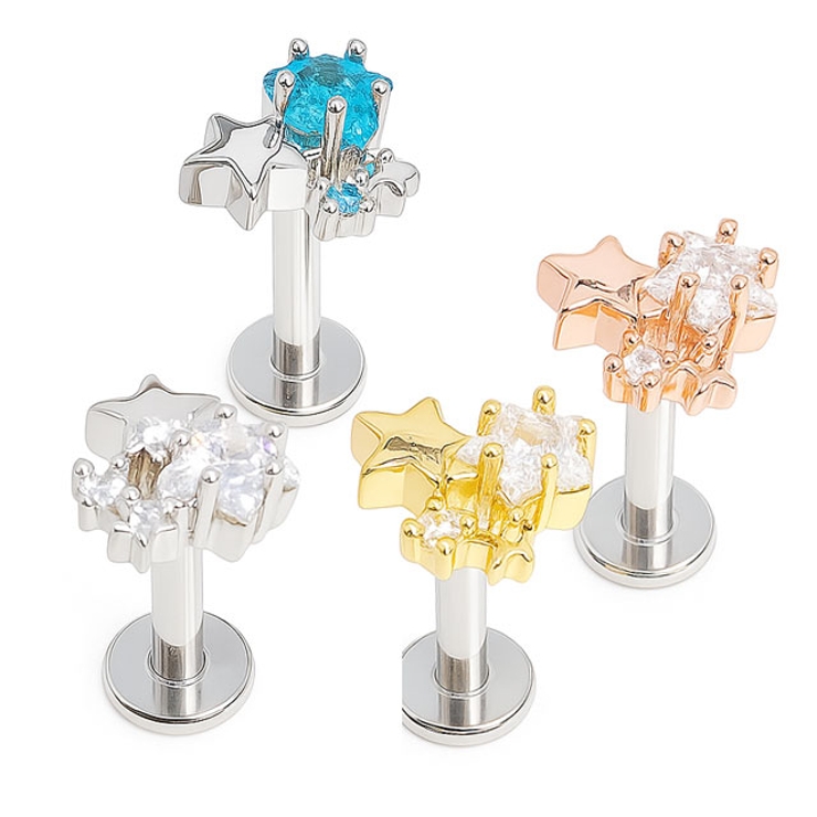 ボディピアス CZ クラスタースター | ピアス専門店HOMESLICEPRODUCTIONS | 詳細画像11 