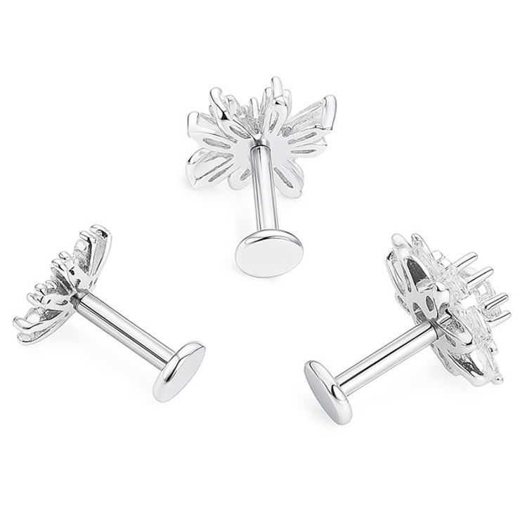 ボディピアス CZ フラワー&amp;スノーフレーク | ピアス専門店HOMESLICEPRODUCTIONS | 詳細画像8 