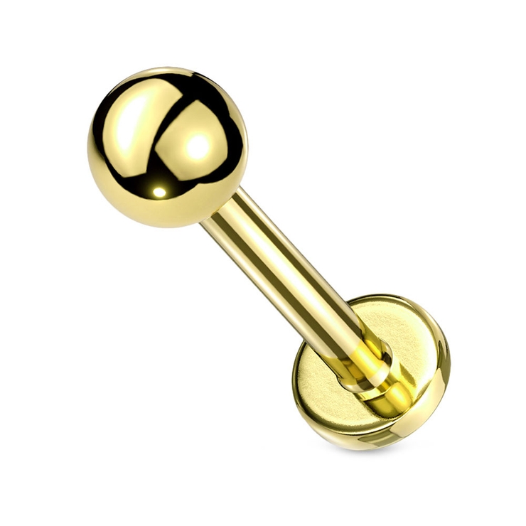 ゴールド | ボディピアス シンプルボール プッシュ | ピアス専門店HOMESLICEPRODUCTIONS