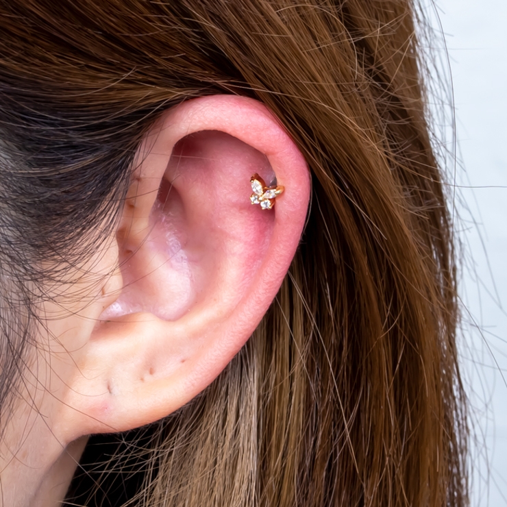 ボディピアス CZ ジュエルバタフライ | ピアス専門店HOMESLICEPRODUCTIONS | 詳細画像14 