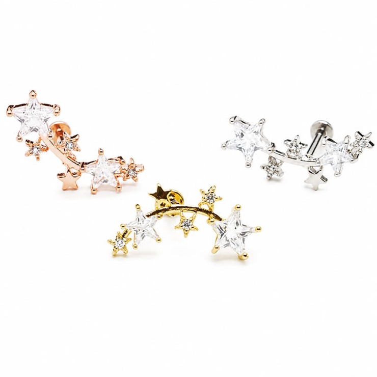 ボディピアス マルチスター CZ | ピアス専門店HOMESLICEPRODUCTIONS | 詳細画像8 