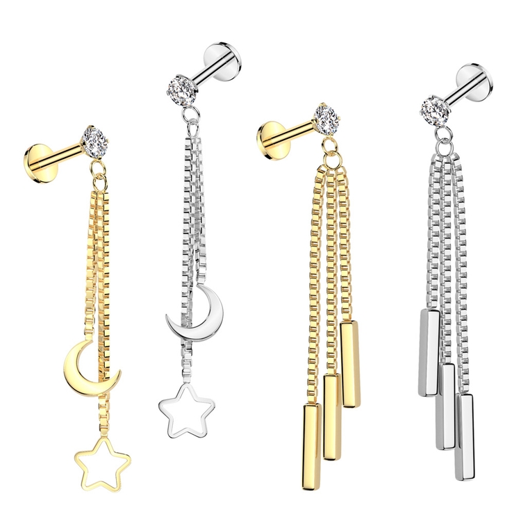 ボディピアス 16G ラブレットスタッド | ピアス専門店HOMESLICEPRODUCTIONS | 詳細画像1 