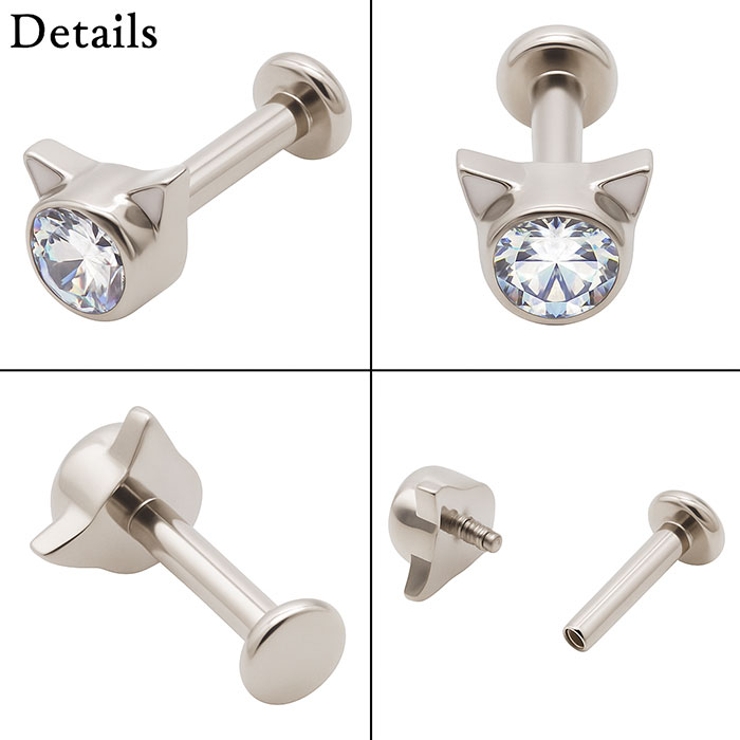 ボディピアス 16G ラブレットスタッド | ピアス専門店HOMESLICEPRODUCTIONS | 詳細画像5 