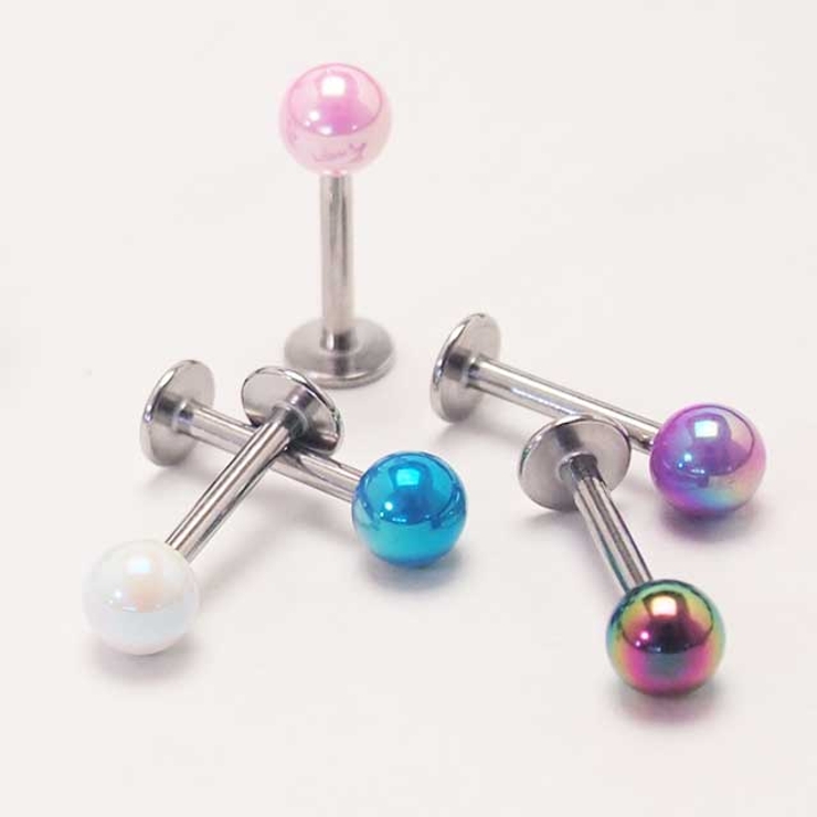 ボディピアス メタリック オーロラコーティングボール | ピアス専門店HOMESLICEPRODUCTIONS | 詳細画像9 