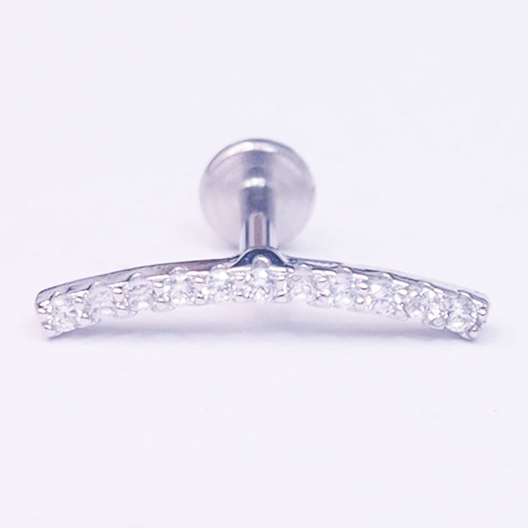 ボディピアス CZジュエル カーブライン | ピアス専門店HOMESLICEPRODUCTIONS | 詳細画像4 