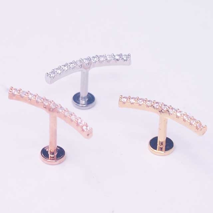 ボディピアス CZジュエル カーブライン | ピアス専門店HOMESLICEPRODUCTIONS | 詳細画像10 