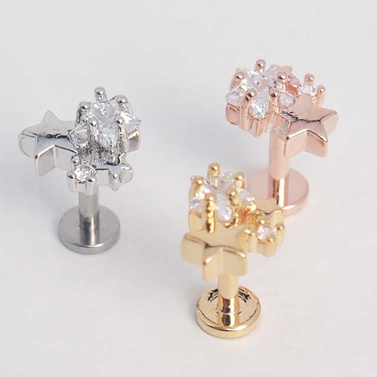 ボディピアス クラスターCZスター インターナル | ピアス専門店HOMESLICEPRODUCTIONS | 詳細画像11 