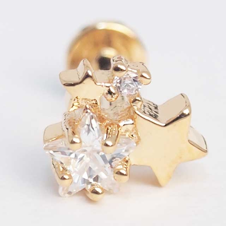 ボディピアス クラスターCZスター インターナル | ピアス専門店HOMESLICEPRODUCTIONS | 詳細画像5 