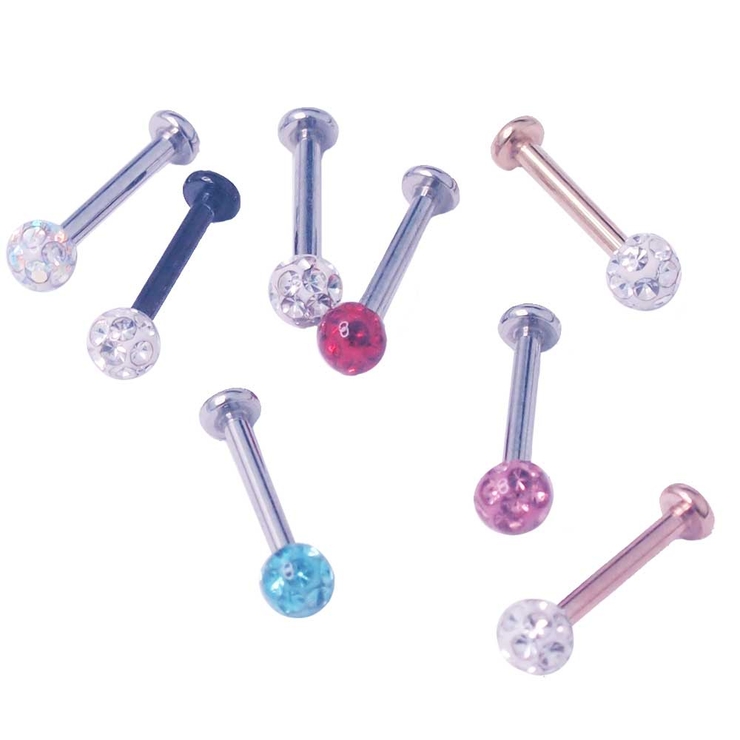 ボディピアス エポキシクリスタルパヴェボール インターナル | ピアス専門店HOMESLICEPRODUCTIONS | 詳細画像1 