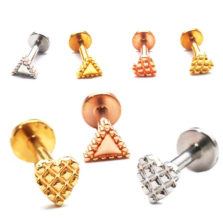 ボディピアス ビーズエッジ トライアングル | ピアス専門店HOMESLICEPRODUCTIONS | 詳細画像1 