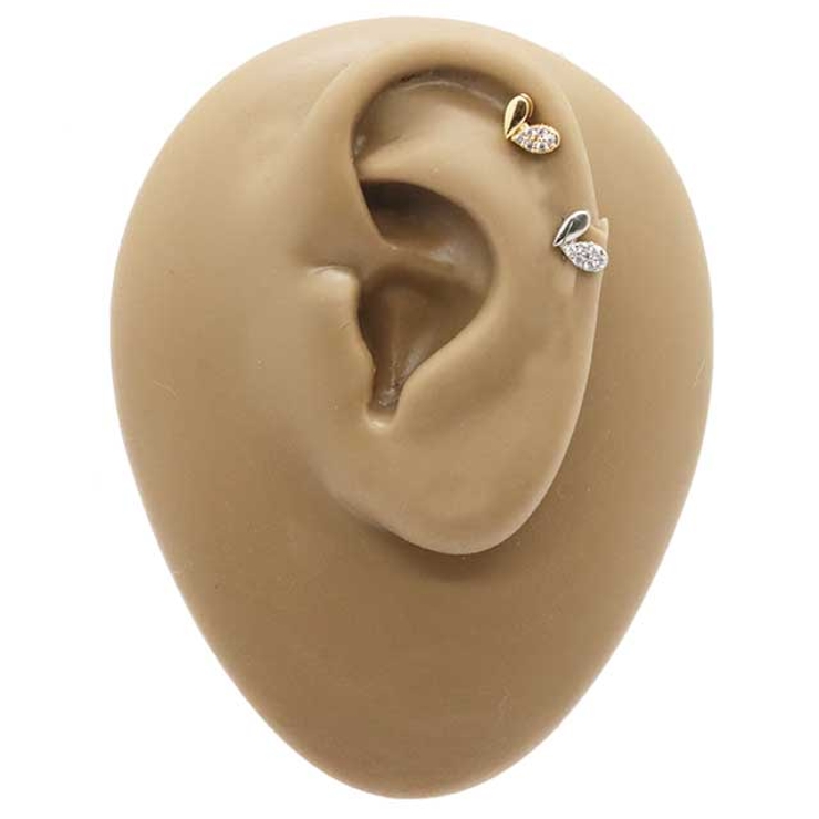 ボディピアス スプラウトハートジュエル CZ | ピアス専門店HOMESLICEPRODUCTIONS | 詳細画像8 