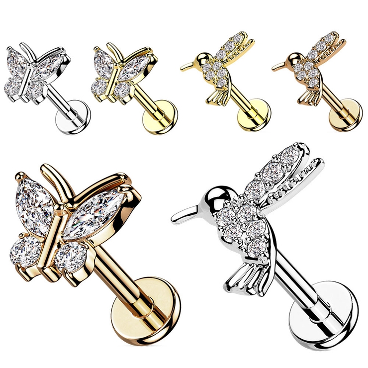 ボディピアス 16G パヴェ | ピアス専門店HOMESLICEPRODUCTIONS | 詳細画像1 