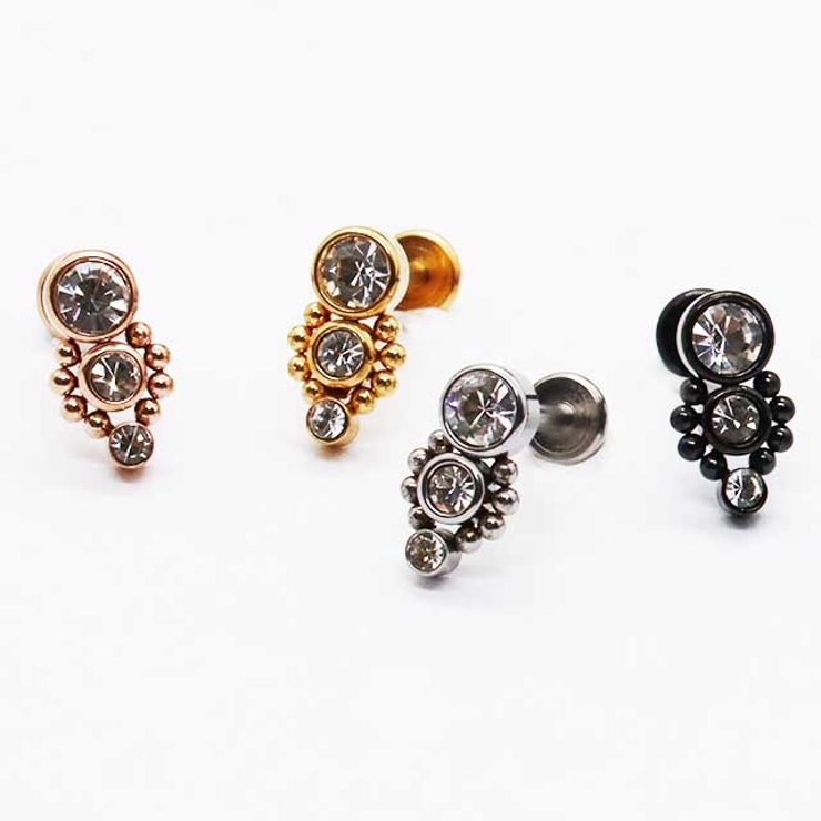 ボディピアス 16G トリプルジュエル | ピアス専門店HOMESLICEPRODUCTIONS | 詳細画像9 