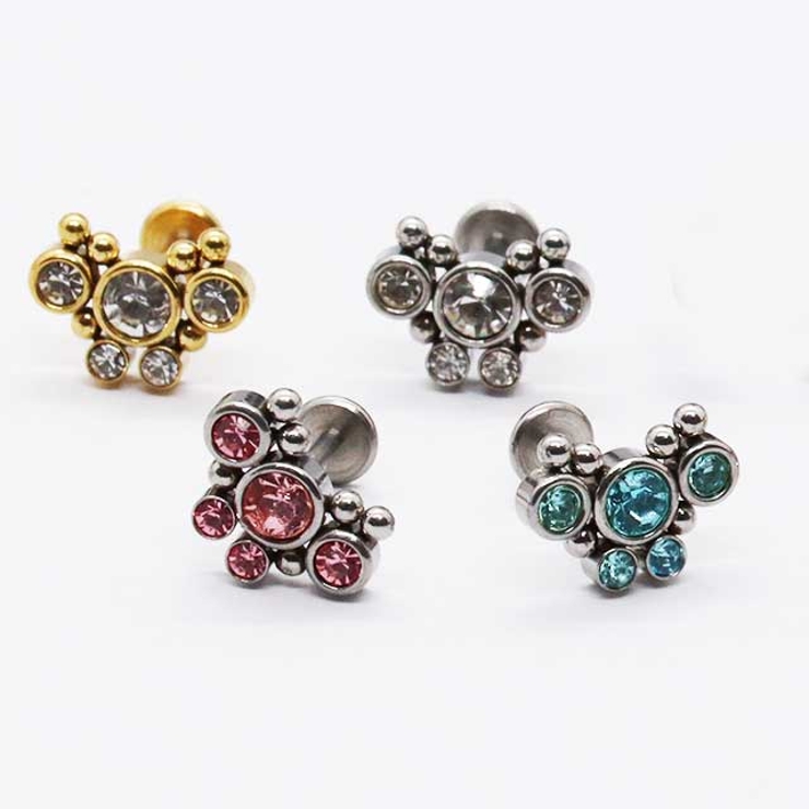 ボディピアス 16G 5ジュエル | ピアス専門店HOMESLICEPRODUCTIONS | 詳細画像8 