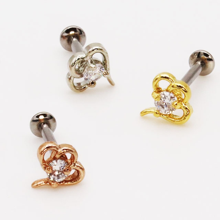 ボディピアス ラブレットスタッド 16G | ピアス専門店HOMESLICEPRODUCTIONS | 詳細画像13 