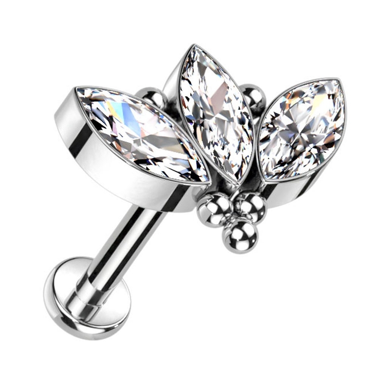 ボディピアス ラブレットスタッド 16G | ピアス専門店HOMESLICEPRODUCTIONS | 詳細画像1 