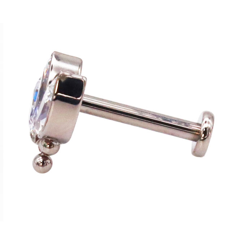 ボディピアス ラブレットスタッド 16G | ピアス専門店HOMESLICEPRODUCTIONS | 詳細画像4 