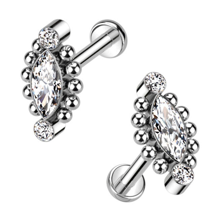 ボディピアス ラブレットスタッド 16G | ピアス専門店HOMESLICEPRODUCTIONS | 詳細画像9 