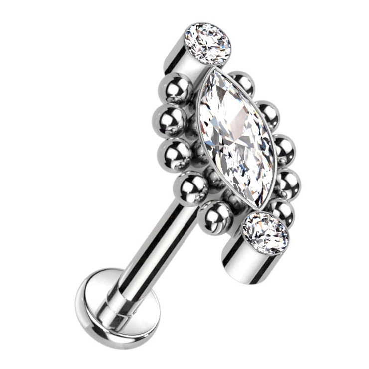 ボディピアス ラブレットスタッド 16G | ピアス専門店HOMESLICEPRODUCTIONS | 詳細画像1 