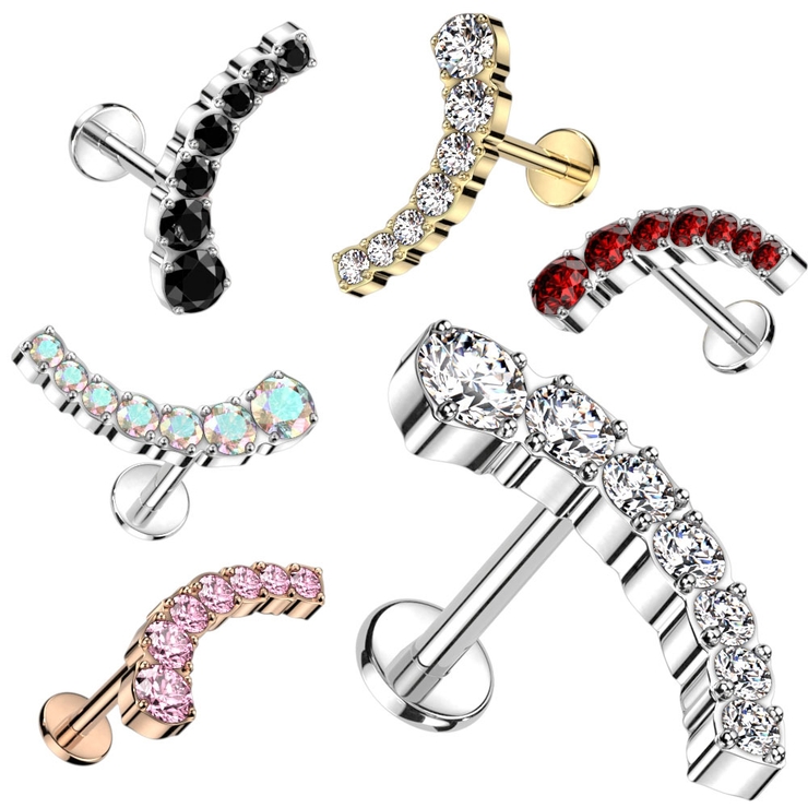 ボディピアス ラブレットスタッド 16G | ピアス専門店HOMESLICEPRODUCTIONS | 詳細画像1 