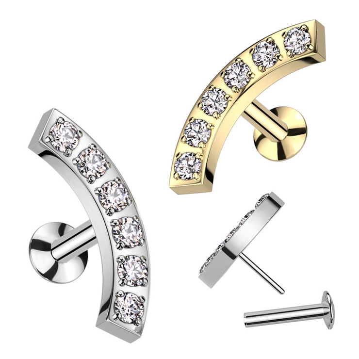 ボディピアス ラブレットスタッド プッシュ式 | ピアス専門店HOMESLICEPRODUCTIONS | 詳細画像1 