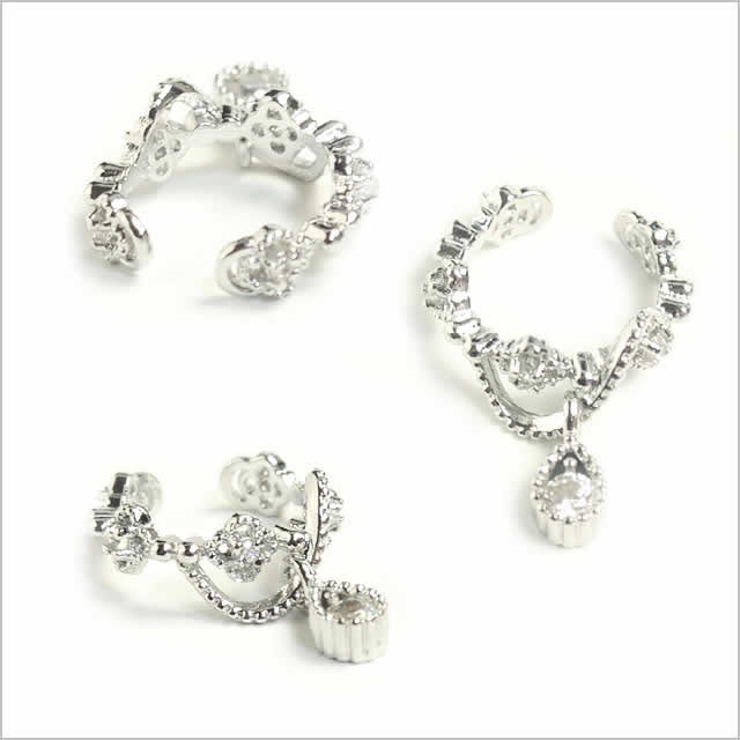 イヤーカフ ジュエルチャーム 1個売り | ピアス専門店HOMESLICEPRODUCTIONS | 詳細画像2 